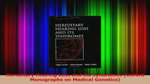 PDF Download  Hereditary Hearing Loss and Its Syndromes Oxford Monographs on Medical Genetics PDF Full Ebook