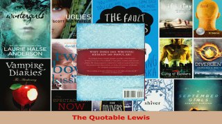 Read  The Quotable Lewis Ebook Free