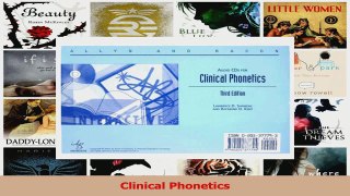 PDF Download  Clinical Phonetics PDF Full Ebook