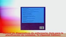 Manual de diagnósticos de enfermería Guía para la planificación de cuidados 7e Spanish Download
