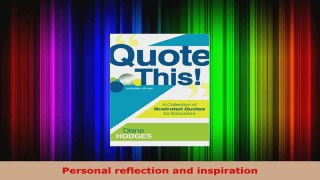 Read  Quote This A Collection of Illustrated Quotes for Educators EBooks Online
