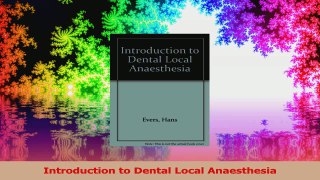 Introduction to Dental Local Anaesthesia Read Online