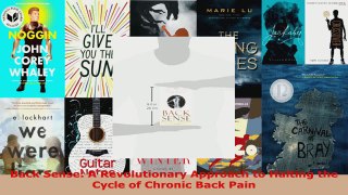 Read  Back Sense A Revolutionary Approach to Halting the Cycle of Chronic Back Pain PDF Free
