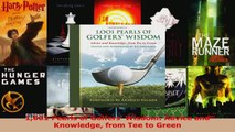 Download  1001 Pearls of Golfers Wisdom Advice and Knowledge from Tee to Green Ebook Free