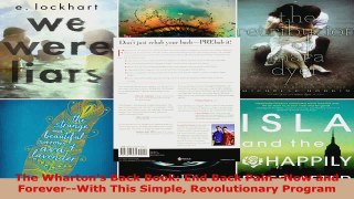 Read  The Whartons Back Book End Back PainNow and ForeverWith This Simple Revolutionary EBooks Online