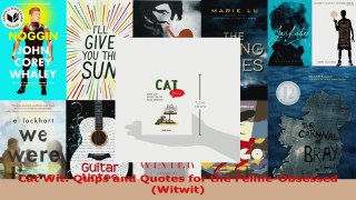 Read  Cat Wit Quips and Quotes for the FelineObsessed Witwit Ebook Free