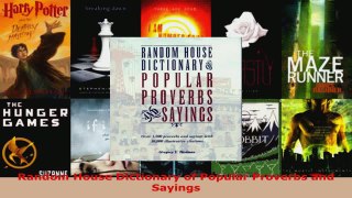 Download  Random House Dictionary of Popular Proverbs and Sayings PDF Online