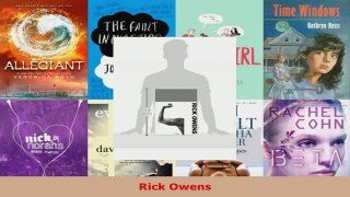 Read  Rick Owens Ebook Free