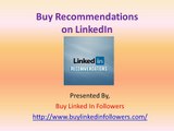 Buy Recommendations on LinkedIn
