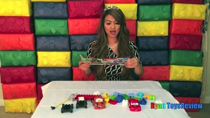 Disney Cars Lightning McQueen Tow Mater Races Lego Duplo Egg Surprise Thomas and Friends K