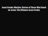 Jesus Freaks: Martyrs: Stories of Those Who Stood for Jesus: The Ultimate Jesus Freaks [PDF