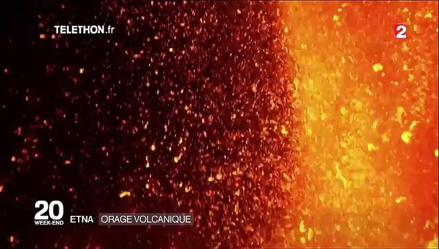 Eruption du volcan Etna en Sicile