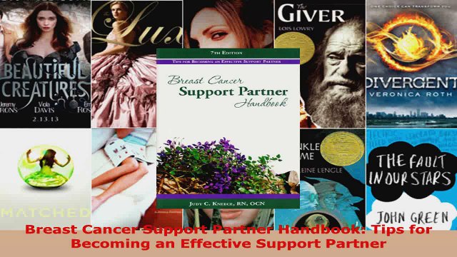 Read Breast Cancer Support Partner Handbook Tips for Becoming an Effective Support Partner PDF Free