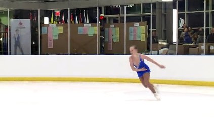 K HALLIDAY Junior Women Free (2016 Challenge)