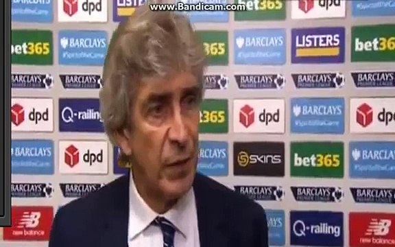 Stoke City vs Manchester City 2_0 - Manuel Pellegrini Post-Match Interview