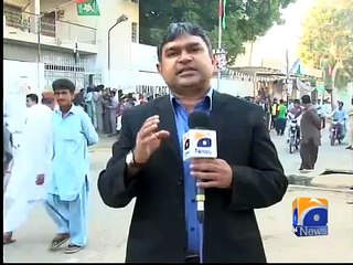 Polling underway in Karachi's district Malir - 3 December 2015
