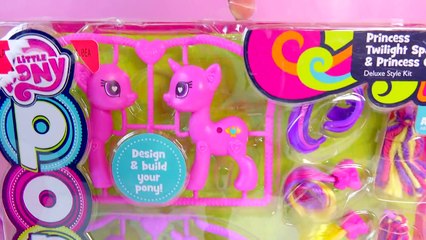 My Little Pony POP Princess Cadance + Twilight Sparkle Style Kit MLP Maker Playset Set