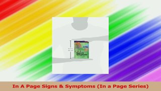 In A Page Signs  Symptoms In a Page Series PDF