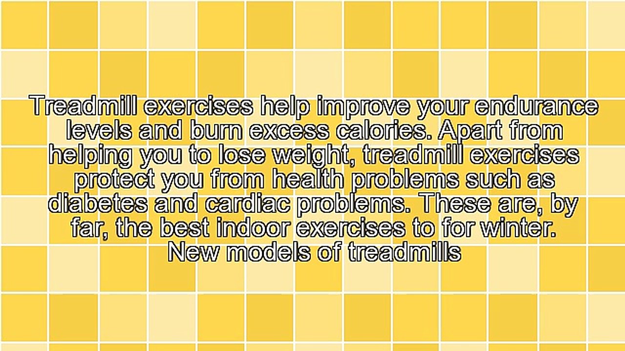 Treadmill Exercises For Endurance