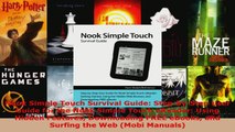 Read  Nook Simple Touch Survival Guide StepbyStep User Guide for the Nook Simple Touch Ebook Free