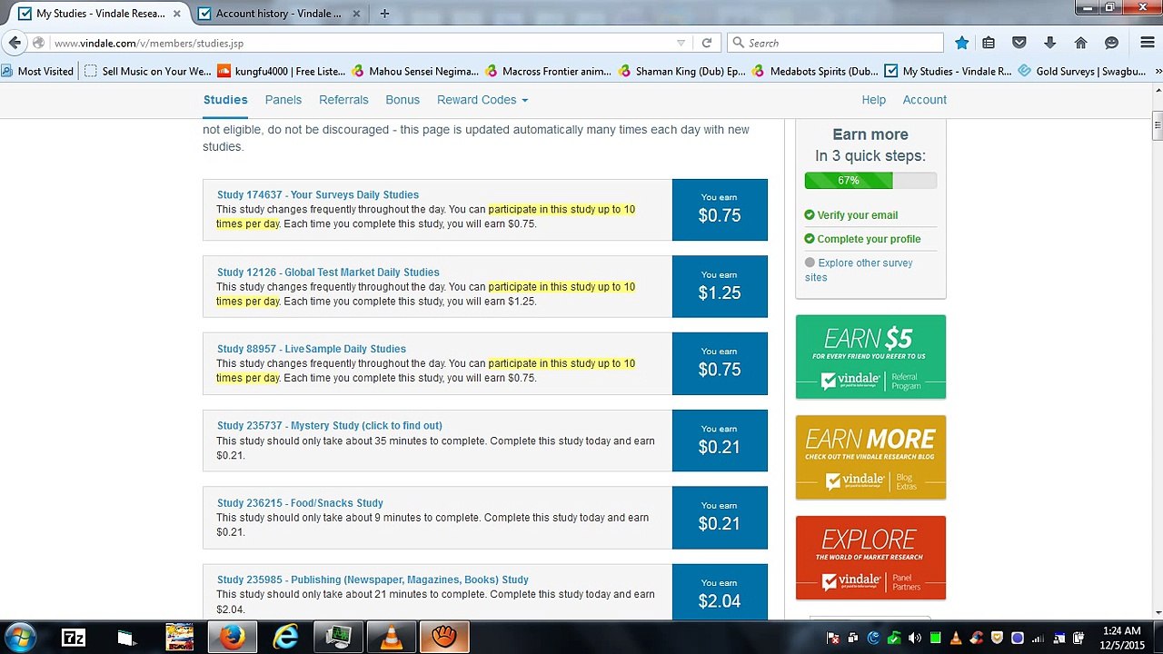 Kung Fu Tutorials: Vindale Research Paid Survey Make $300 A Month 2015 By Kung Fu