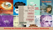 Download  Solving the Puzzle of Chronic Fatigue Syndrome PDF Free