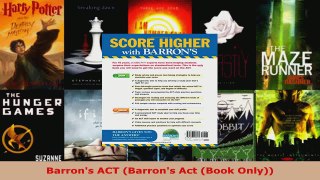 Read  Barrons ACT Barrons Act Book Only EBooks Online