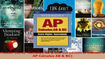 Read  Master the AP Calculus AB  BC 1st edition Petersons AP Calculus AB  BC Ebook Free