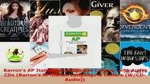Download  Barrons AP Italian Language and Culture with Audio CDs Barrons AP Italian Language  EBooks Online
