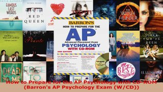 Read  How to Prepare for the AP Psychology with CDROM Barrons AP Psychology Exam WCD Ebook Free