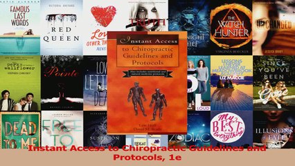 PDF Download  Instant Access to Chiropractic Guidelines and Protocols 1e PDF Online