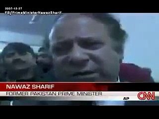 Nawaz Sharif crying over sad demise of Benazir Bhutto shaheed