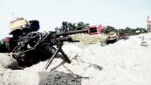 Invasion des Marines de l'US army sur une plage. Demo impressionnante