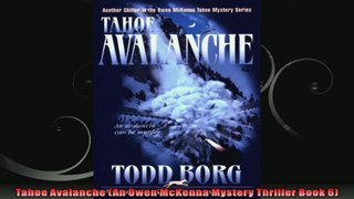 Tahoe Avalanche An Owen McKenna Mystery Thriller Book 6
