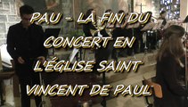 LES W-D.D. MICHOU NEWS - 29 NOVEMBRE 2015 - PAU - LA FIN DU CONCERT EN L'ÉGLISE SAINT VINCENT DE PAUL .