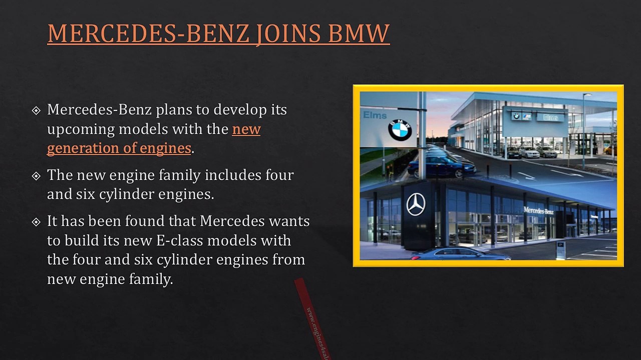 Mercedes-Benz Joins BMW For Inline-Sixes