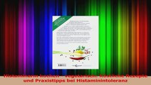 Histaminarm kochen  vegetarisch Köstliche Rezepte und Praxistipps bei Histaminintoleranz PDF Kostenlos
