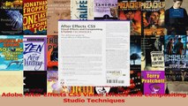 Read  Adobe After Effects CS5 Visual Effects and Compositing Studio Techniques Ebook Free