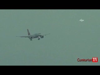 Pilot: Köpeğe çarptık, pisti terk ediyoruz