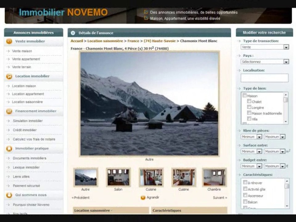 Top Location hiver Chamonix Mont Blanc (74400) Décembre Janvier Février Mars - Bon plan Appartement Chalet