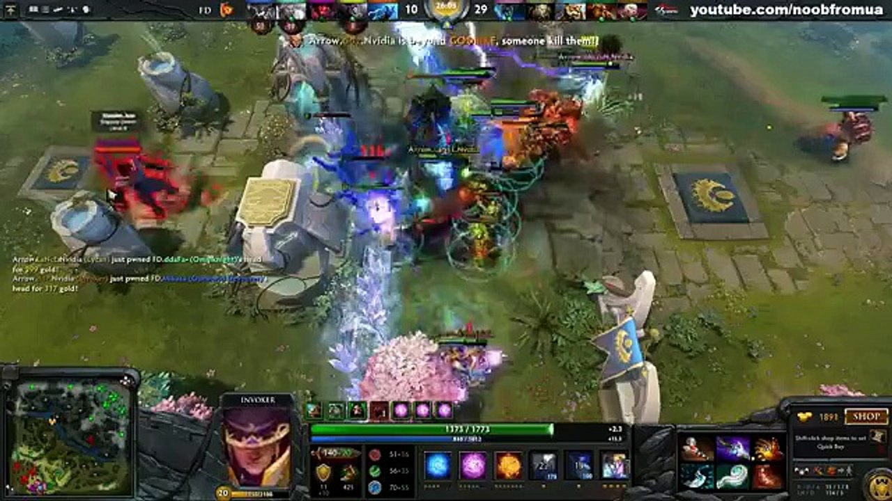 ddz Exort Invoker 90%  Sun Strike hit rate
