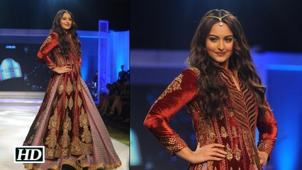 Stunning Sonakshi Walks The Ramp In Style