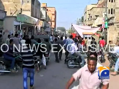 Scuffle Between MQM And Mohajir Qaumi Movement Hits LB Polls In Karachi