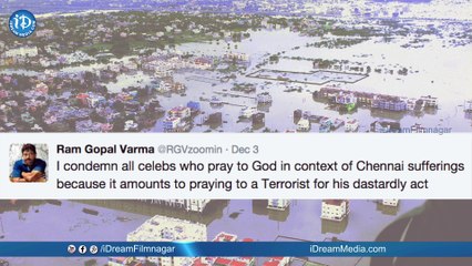 RGV Slams Celebrities Regarding Their Donations - Chennai Floods