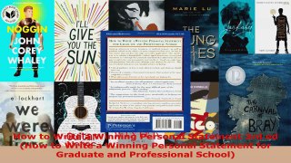 Read  How to Write a Winning Personal Statement 3rd ed How to Write a Winning Personal Ebook Online