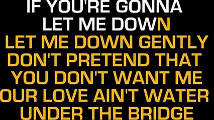 Adele Water under the brigde karaoke lyrics