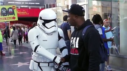 Mark Hamill Goes Undercover as a Stormtrooper on Hollywood Blvd