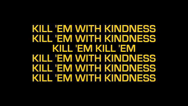 Selena Gomez Kill 'em with Kindness karaoke lyrics