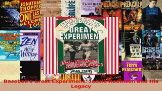 Read  Baseballs Great Experiment Jackie Robinson and His Legacy Ebook Online