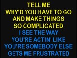 Avril Lavigne  Complicated karaoke lyrics